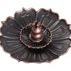 Incense Burner Coil Holder Plate Burner Lotus Rack Catcher Plate Incense Sti S❤B