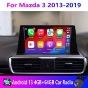 4+64 Wireless CarPlay Android Head Unit Car Radio For Mazda 3 2013-2019 (for: Mazda)
