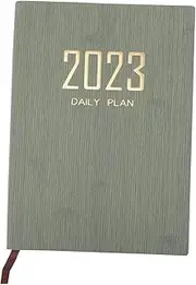 TEHAUX 2023 Agenda Book Academic Year Daily and Monthly Planner Planners & Organizers Travel Journal 2023 Schedule Notepad 2022-2023 2023 Appointment Planner 2023 Daily Diary Green Paper