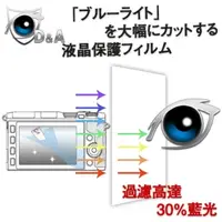 在飛比找PChome24h購物優惠-D&A Lumix GX8相機專用日本防藍光9H疏油疏水增豔