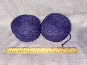 Lot of 2 Skein / Balls 8 oz Total Purple Yarn