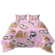 Funny Cute Cats Coverlet