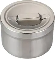 MetieFasia Stainless Steel Medical Pot, Light And Practical Gauze Support, Gauze Container, Apothecary Pot, Small for Beauty Salon