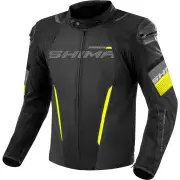Solid 2.0 Waterproof Black Yellow Textile Motorcycle Jacket