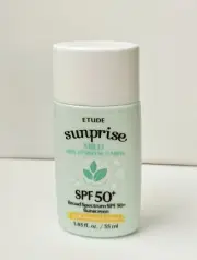 ETUDE Sunprise Mild Airy Finish Milk SPF 50+ Sunscreen 55ml, 100% Mineral Based