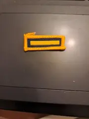 Gold Bar On Blue Yellow Edges Scout Badge
