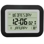 Electronic Led Alarm Clock LCD Digital Alarm Clock Large Screen Date1379