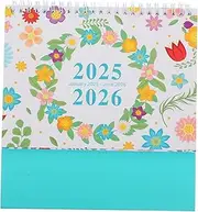 DOITOOL Desktop Calendar Month Planner Decorative Desk Calendar with Note Sections for Easy Viewing for Classroom and Home Design