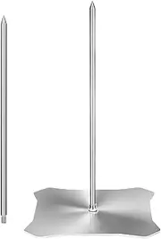 Vertical Skewer - Stainless Steel Vertical Skewer,Stainless Steel Meat Stand for Al Pastor Tacos Chicken Kebab Shawarma Smokers