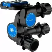 BENRO GD3WH 3-Way Geared Head Tripod Head Geared Head & PU70 QR Plate for DSLR
