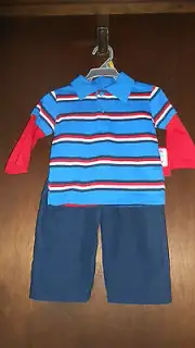 *NWT* BOYS L/S PANT SET SIZE 12 MONTHS