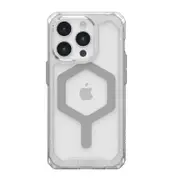 Plyo MagSafe Apple iPhone 15 Pro (6.1') Case - Ice/Silver (114286114333),16ft. Drop Protection (4.8M), Raised Screen Surround, Air-Soft Corners