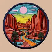 Navajo Loop Trail Applique Patch - Outdoor Nature Badge (Iron on)