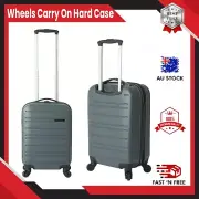 47cm 4 Wheels Luggage Suitcase Trolley Lock Carry On Hard Shell Storage Travel
