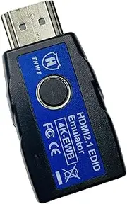 HDMI 2.1 4K EDID Emulator (Model: 4K-EWB), Supports SCDC and EDID Copying and Emulation, HDCP Pass-Through (not Bypass), Pre-Set EDIDs are 4K@60Hz 4:4:4 and 4K@120Hz 4:2:0 with 2.1 Channel Audio