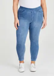 [Virtuelle] Taking Shape Petite Best Friend Jegging Size 20 in MID Blue, Denim - Plus Size Women's Denim & Jeans Mid Blue