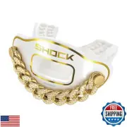 Max Air Flow 3D Bling Chain White/Gold OSFA