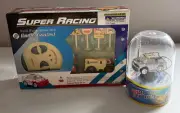 RARE Super Racing R/C Radio Controlled Police Truck & Thunder Flying Racer
