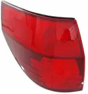 Tail Light Brake Lamp For 04-05 Toyota Sienna Driver Outer Halogen Black Chrome