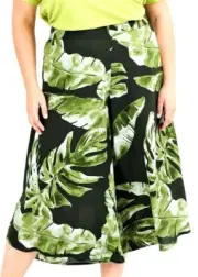 TS TAKING SHAPE VIRTU plus sz M / 20 Natural Lush Jungle Pants soft flowy NWT!