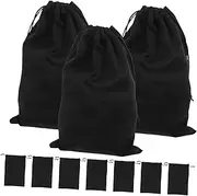 GANAZONO 10 Pcs Goggle Carrying Pouch Drawstring Ski Goggle Storage Bag Soft Flannelette for Dust Protection