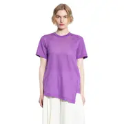 [COMME DES GARCONS] Asymmetric Nylon Mesh T-Shirt Purple