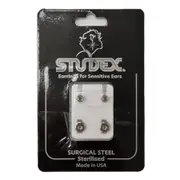 Studex Regular Birthstone August Silver Stud Earring 1 Pair
