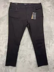 NWT Kenneth Cole Men's Jeans 42×32 (Actual 44x34) Black Tapered Fit
