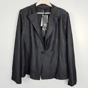 [ TS TAKING SHAPE ] Womens Take a Letter Jacket NEW RRP$199.95 | Size AU 20