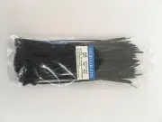 Ifenceview One Pack( 100 pcs) Durable Self locking Black Zip Tie Cable Tie