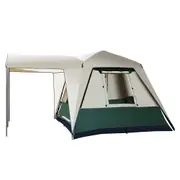 Instant Up Camping Tent 4 Person Pop up Tents Family Hiking Shade 258x258x194 cm