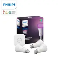 在飛比找特力屋線上購物優惠-[特價]Philips飛利浦 HUE 入門套件組 藍牙版燈泡