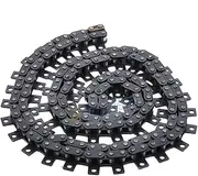 MVPDNVNFHA 1PC 1.5 Meters 06B-1 Roller Chain Single Side Straight Plate Conveyor Drive Transmission Chain with 1 Ear Single Hole