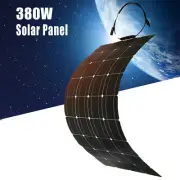 12V 380W Flexible Solar Panel Mono Caravan Camping Home Battery Charge 380 Watt