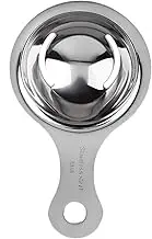 Egg Gadget Stainless Steel Egg White Separator Tools Eggs Yolk Filter Gadgets Kitchen Accessories Separating Funnel Spoon Egg Divider Tool Kitchen, Dining Room
