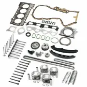 Engine Pistons Overhaul Rebuild Kit & Valves For VW AUDI CAVD CTHD EA111 1.4TSI