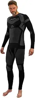 [Sesto Senso] Men's Functional Underwear Set Long Sleeve Shirt Leggings Quick-Drying Ski Under