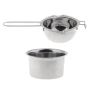 2pcs/set Stainless Steel Double Boiler Wax Melting Pot for DIY Home Candle For