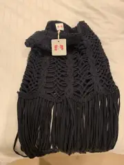 Sass & Bide Cotton Twists Lonely Ones Crochet Tassle Maxi Skirt 8 BNWT