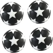 GAROZATION 12pcs Mini Tabletop Soccer Game Balls Fun Replacement Accessory for Foosball White Black Balls for Standard Tables for Adults