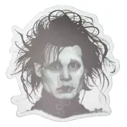 Edward Scissorhands Head Bust Johnny Depp Cult Classic Movie Sticker