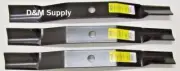 set of 3 Woods finish mower blades 72" L306 RM306 RM600 13404 31306 13404KT