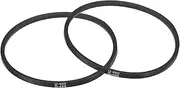 uxcell 2Pcs O-480 O Type V-Belt 480mm/18.9" Inner Length x 0.39" Width x 0.24" Height, O-Type Closed-Loop Rubber Transmission Belt