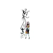 10 Pcs Removable 3D Halloween Series Scary Wall Sticker Decoration Art Mural for Home Living Room Y1503