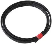 Aeroflow 1/8" 1 Meter Heat Flex Braid Black Tight Weave High Coverag - AF91-7049