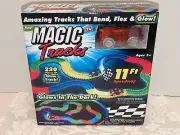 Ontel Magic Tracks Race Glow In The Dark 11ft Track LED Light Up Car Sealed
