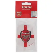 Arsenal FC Official St George Flag Football Crest Air Freshener White/Red One Size
