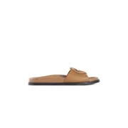 [GUCCI] Interlocking g sandals Brown