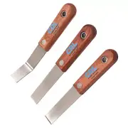CRL 34KSET 3/4" Putty Knife Set - 3 pieces Light Green Glass
