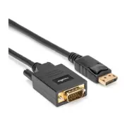 Rocstor Y10C483-B1 DISPLAYPORT TO VGA CABLE ADAPTER CONVERTER M/M - 12FT (3.6M)